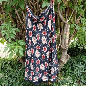 Shin length Silk Skirt